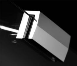 Душевая дверь в нишу Radaway Almatea DWJ 110 L профиль Хром стекло Графит 31212-01-05N