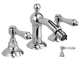 Фото Смеситель Nicolazzi Tradizionale 1415CR78 для биде, хром/P.M.Blanc