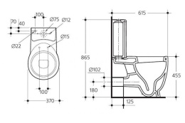 Фото Ideal Standard Small+ T401901 Бачок для унитаза