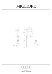 Фото Migliore Opera 19053 Смеситель для раковины, золото