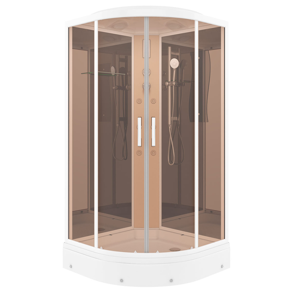 Душевая кабина 90x90x215 Erlit (ER5709P-C25) , Поддон низкий