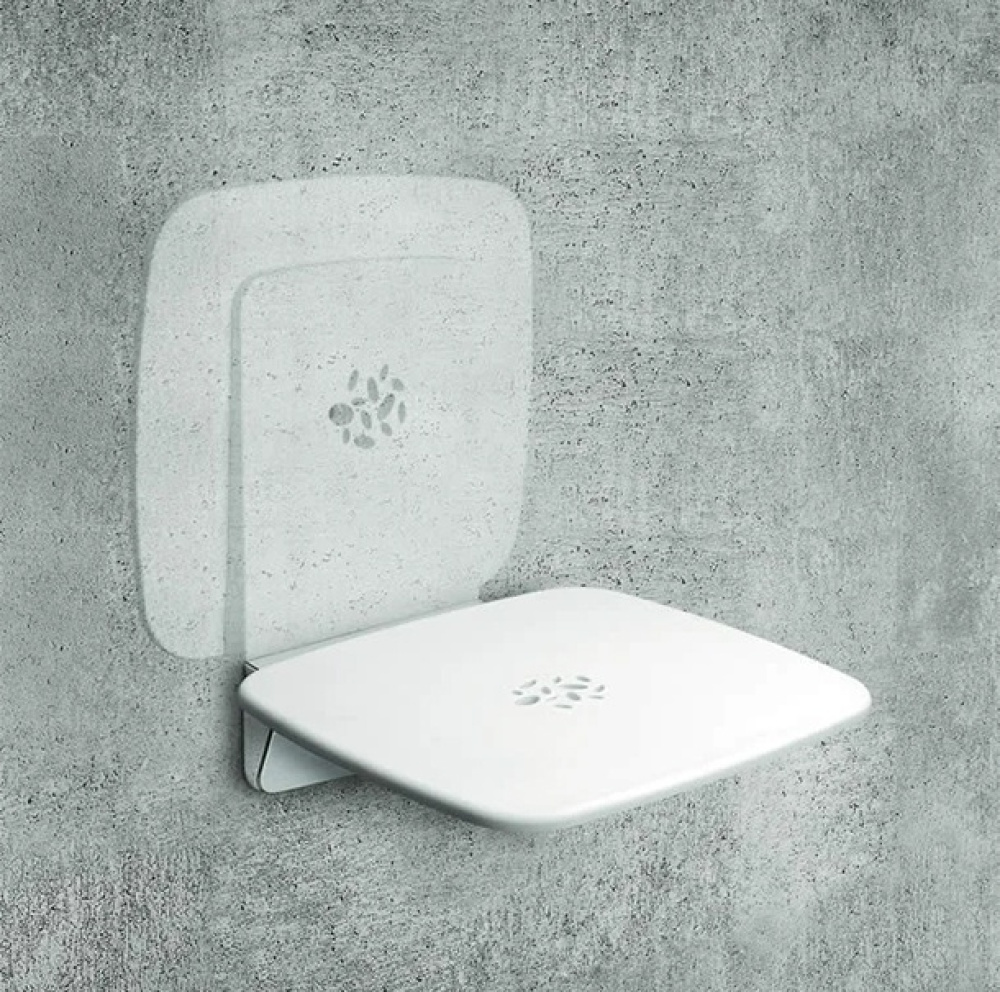 Фото Colombo Design Complementi B9645.BI - Откидное сидение для душа (белое)