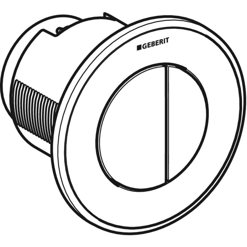 Кнопка смыва Geberit Type 10 (116.055.KM.1) Черный RAL 9005