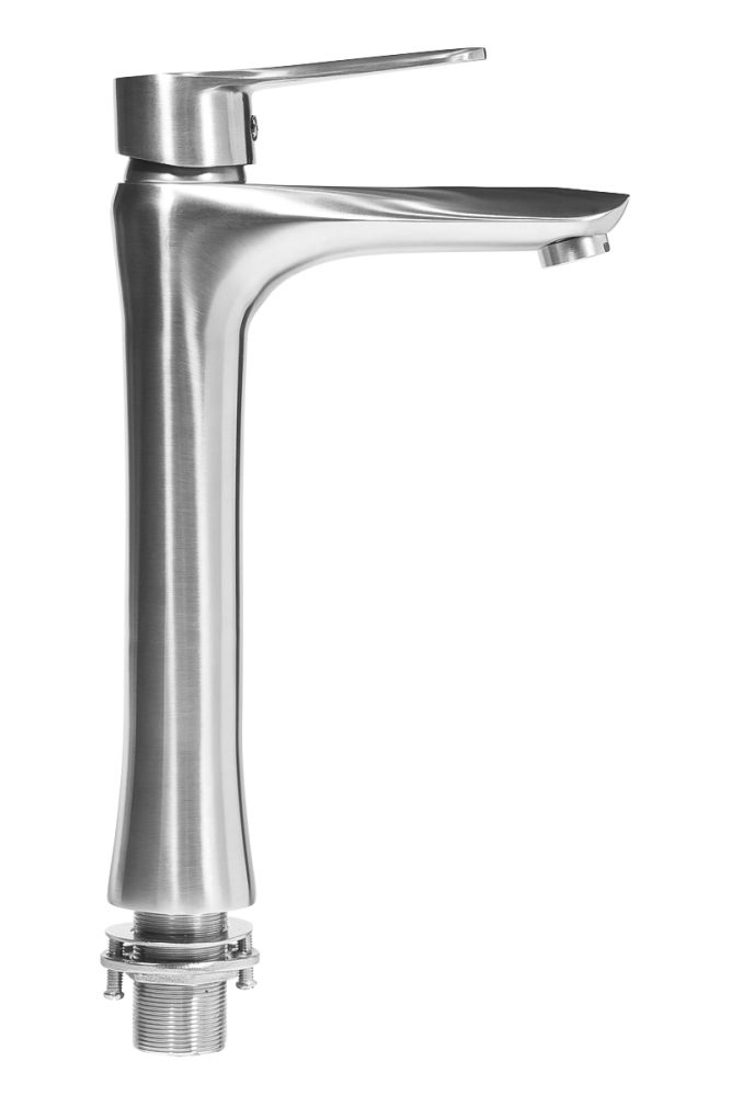 Фото Смеситель для раковины ПСМ-ПРОФСАН PSM-300-6 STEEL высокий тип См-УмОЦБА