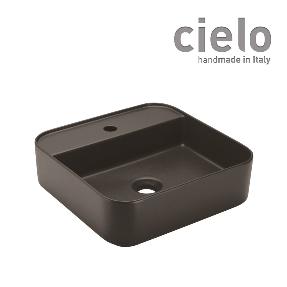 Ceramica CIELO Shui Comfort SHCOLAQF FN - Раковина для ванной комнаты 44*43 см, подвесная - накладна