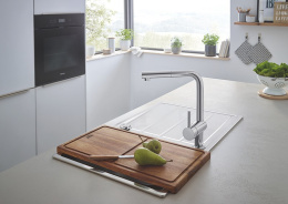 Grohe K500 31573SD0 Мойка для кухни из нержавейки комплект со смесителем