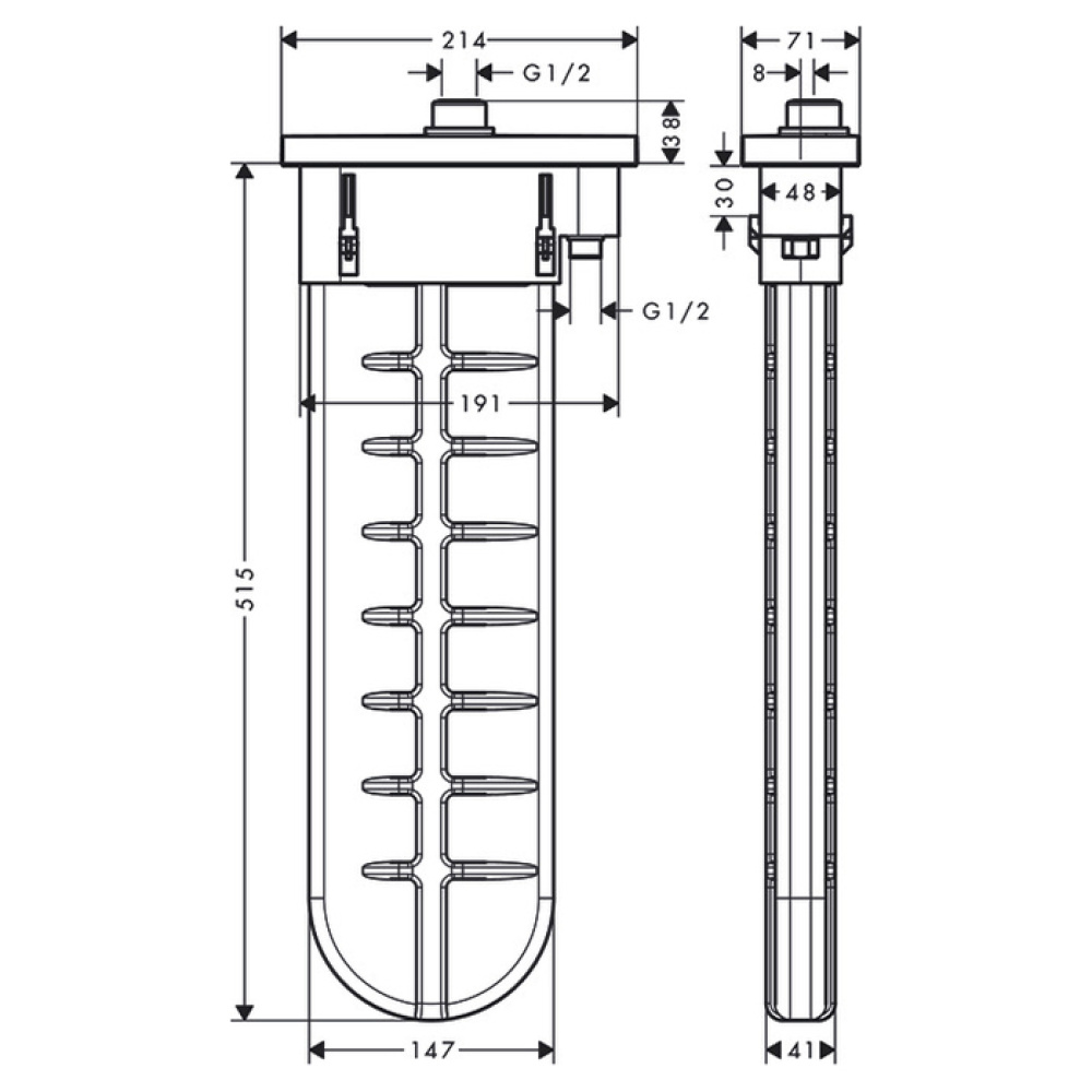 Фото Внутренняя часть Hansgrohe (28010000)