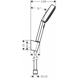 Душевой набор Hansgrohe (24302000)