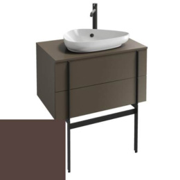 Тумба под раковину Jacob Delafon Nouvelle Vague 80 см, EB3039-M59, коричневый лед мягкий