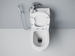 Унитаз-моноблок Laguraty 8074A с раковиной на бачке