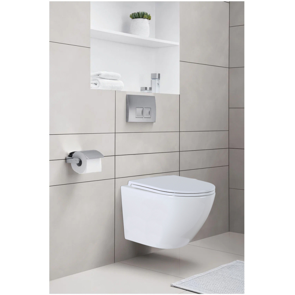 Инсталляция+унитаз Azario (AZ-8010-1000+AZ-0046N) Белый