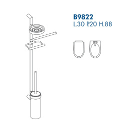 Фото Штанга с аксессуарами Colombo PLANETS B9822.CR