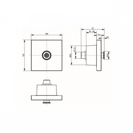 Форсунка Toto Gyrostream DBX116-1C хром
