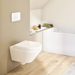 Фото Подвесной унитаз Villeroy & Boch Architectura (4694CL01) безободковый, сиденье микролифт, альпийский