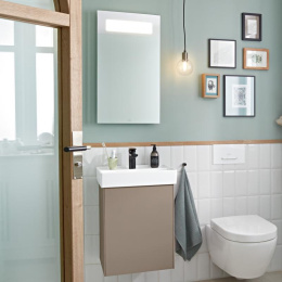 Villeroy Boch Collaro C00501VG Тумба под раковину 410х344 мм петли справа (Truffle Grey)