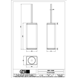Ершик для унитаза Gessi Ispa (41643#031) хром
