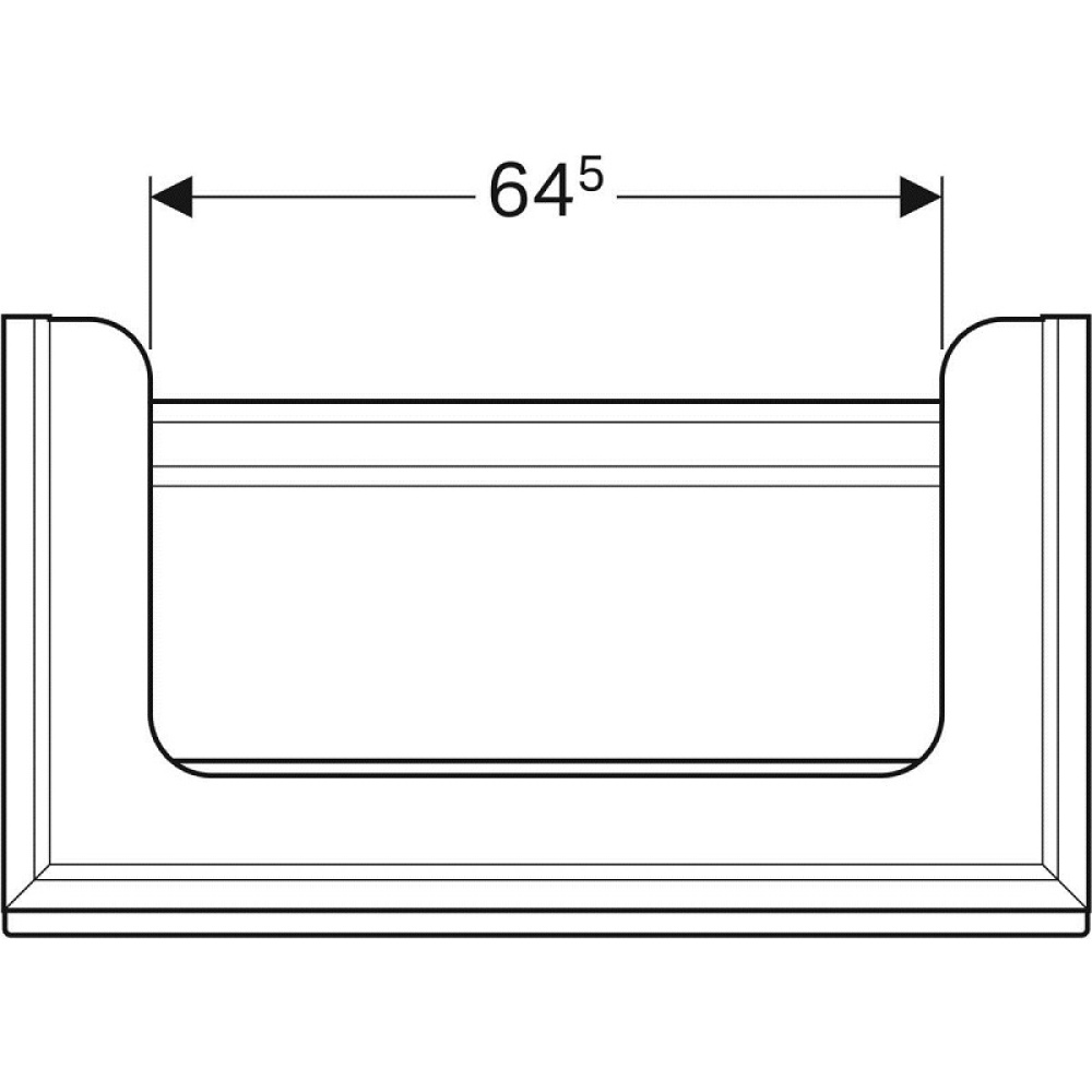 Фото Geberit Citterio 500.559.JJ.1 Тумба для раковины, с ящиками выдвижными