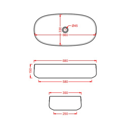 Раковина 68 см ArtCeram Cognac (COL005 44 00) зеленый