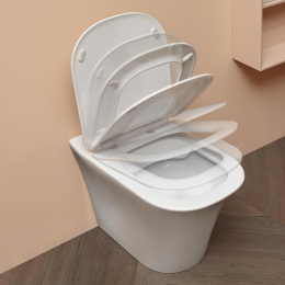 Фото Antonio Lupi Flat SEDILE6 Сиденье эргономичное съемное Flat из термоотверждающейся смолы с петлями с