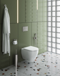 Унитаз подвесной безободковый CEZARES STYLUS-TOR CZR-6601-TH-TOR/CZR-2011-SC