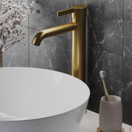 Фото Смеситель для раковины Paini Brera 74PJ205OLL золото