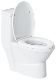 Фото Напольный унитаз моноблок Laguraty 2148A белый