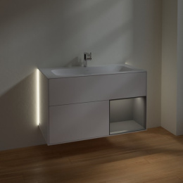 Villeroy Boch Finion G040GKGF Тумба под раковину 996х498 мм (anthracite matt/glossy white)