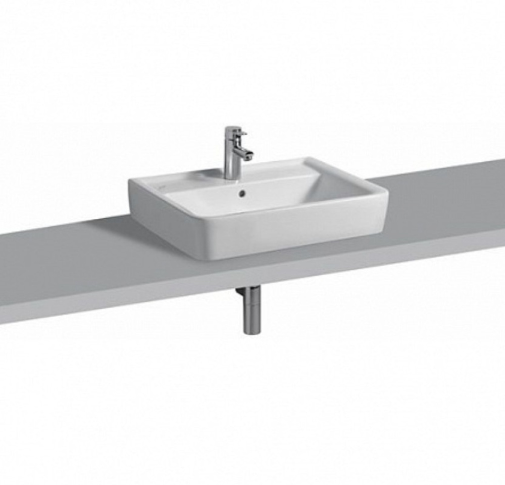 Geberit Renova Plan 225165000 Раковина, встраиваемая сверху, накладная
