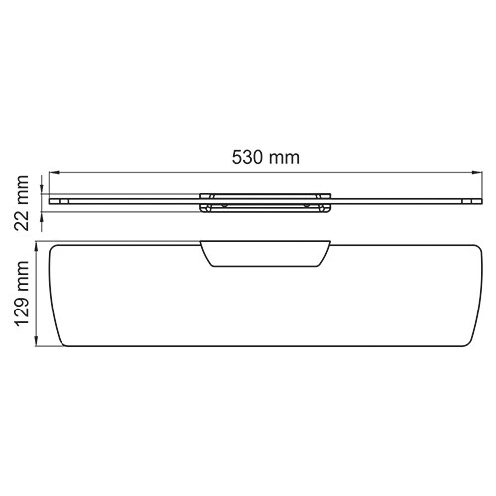 WasserKRAFT K-8924 Полка