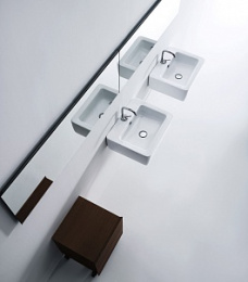 Фото Kerasan Ego 324101*1 Раковина 50х40 см, 1 отв., цвет: белый