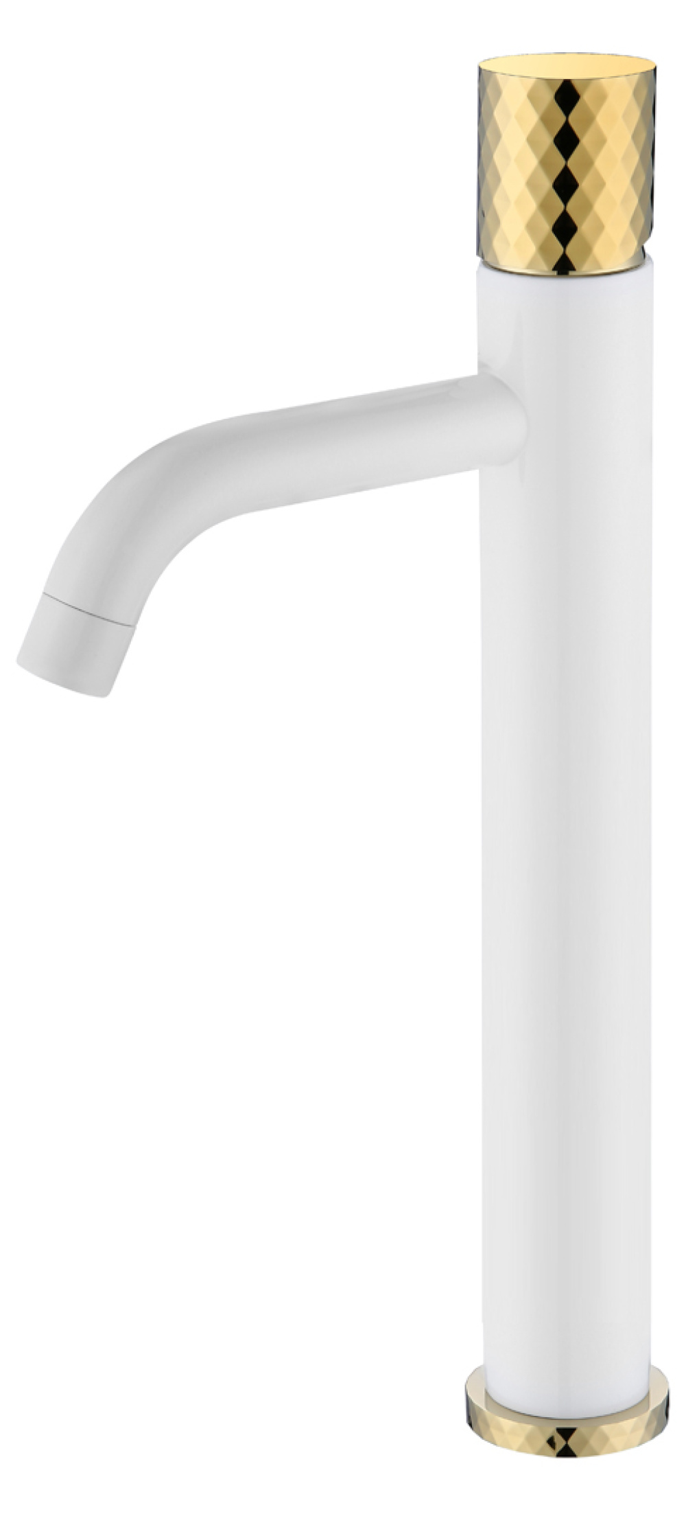 Фото Смеситель для умывальника Boheme Stick (122-WG) белый