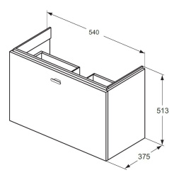 Подстолье под раковину C6741WG Ideal Standard Connect Space
