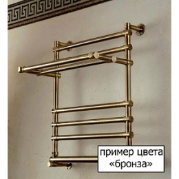 Полотенцесушитель водяной Margaroli Sole 442-8 4424708OB, высота 144 см, ширина 53 см, старая бронза