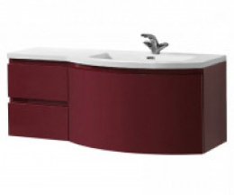 Мебель для ванной Belbagno Prospero 120см правый красный