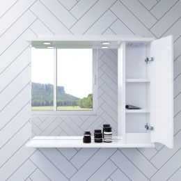 Фото Зеркальный шкаф Am.Pm Like (M80MPR0651WG) белый