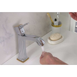 Смеситель Hansgrohe Metropol Classic 31300090 для раковины, хром/золото