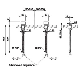 Фото Вентиль Gessi Rettangolo (20350#031) хром