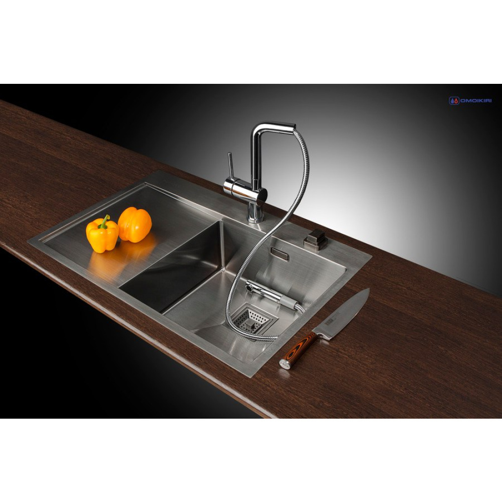 Смеситель для кухни Omoikiri Akashi-S (OAK-CR-35-S) хром