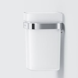 Фото Стеклянный стакан с держателем Am.Pm Func (A8F34300) хром