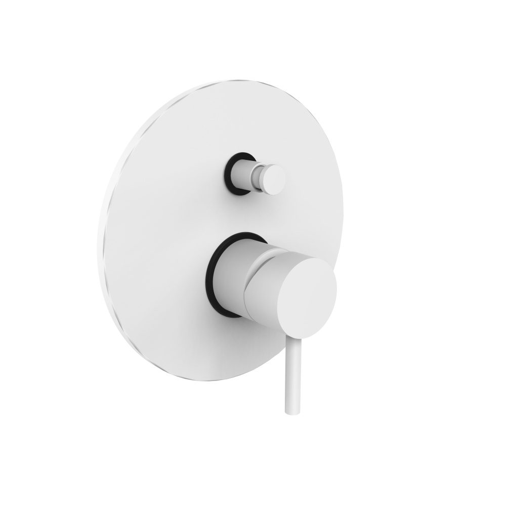 Комплект для душа Paffoni LIGHT (KITLIG015BO) белый матовый