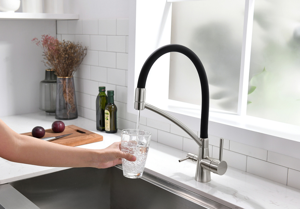 Смеситель для кухни Paulmark Siegen (Si213111-NI) никель