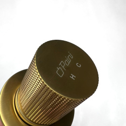 Фото Смеситель для раковины Paini Cox grip 7GPJ208 золото