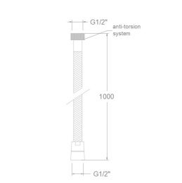 Фото Шланг для гигиенического душа RamonSoler WC 1122CHP