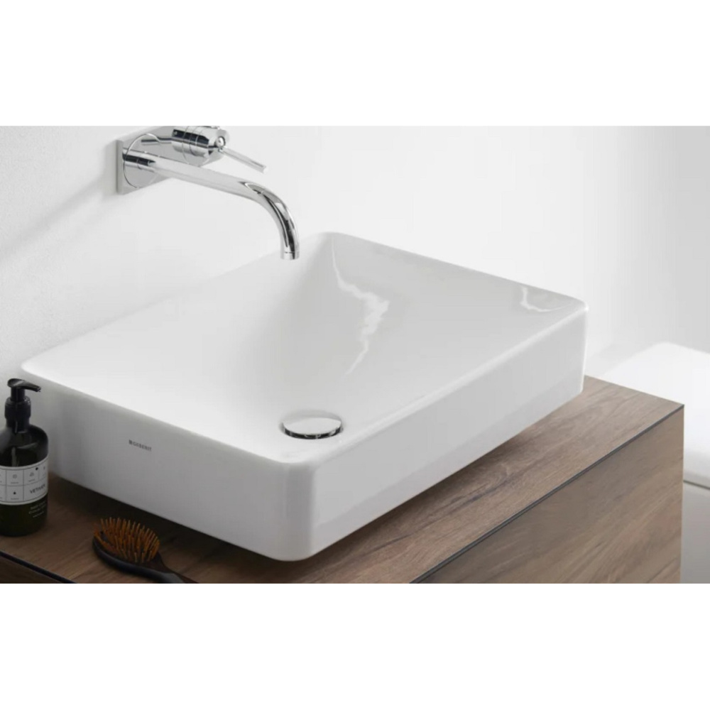 Тумба под раковину Geberit VariForm 501.159.00.1, 75 см, с сифоном, цвет белый