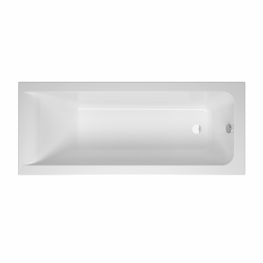 Фото Ванна акриловая 170х70 Alba Spa Marry slim (ВПРСБ0390000100) прямоугольная, белый глянцевый