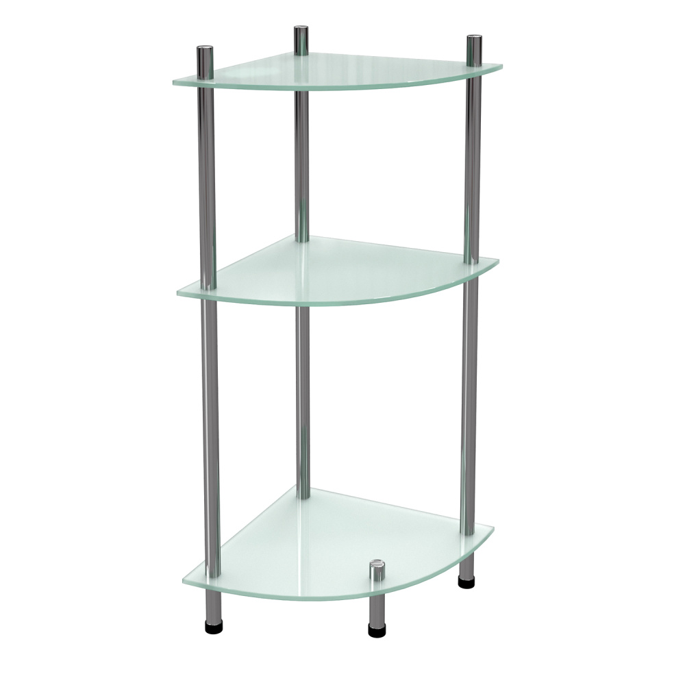 Фото WasserKRAFT K-4133 Напольная тройная полка