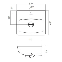 Santek 1WH302185 Умывальник "НЕО-55"