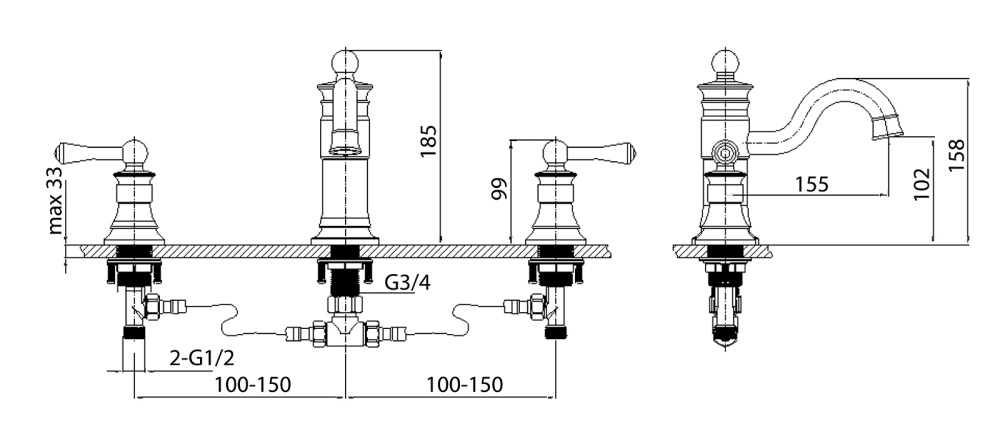 Фото Смеситель для раковины Timo Adelia (6021/00F chrome)