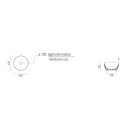 Фото Раковина накладная GSI Pura 885211 без перелива, белый