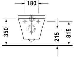 Подвесной унитаз Duravit Durastyle 2539090000, белый